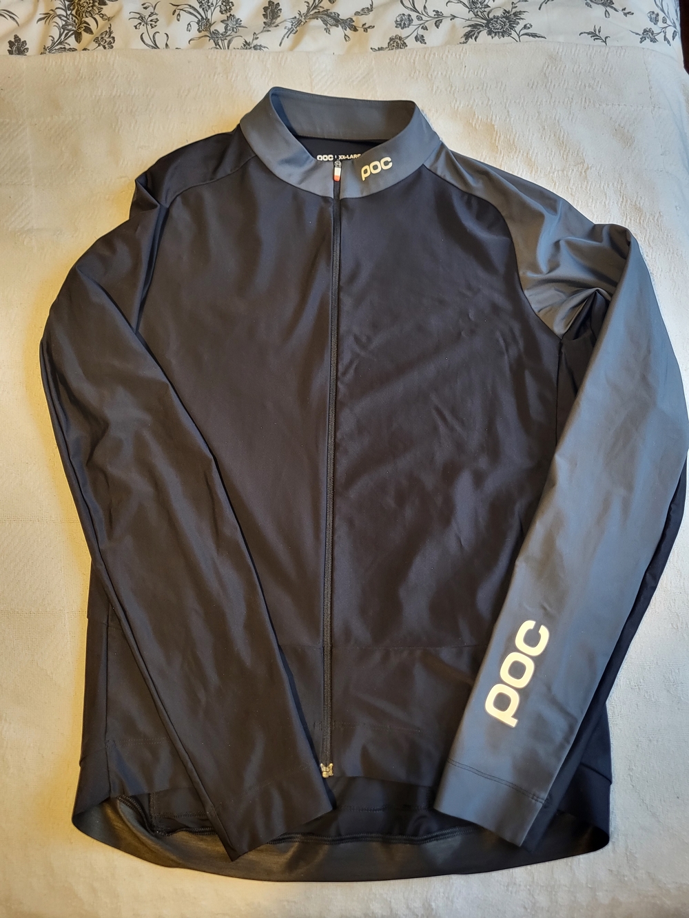 POC Men’s Dark Navy Full-Zip Performance Cycling Jacket